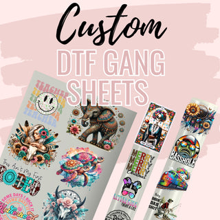 Custom DTF Gang Sheets