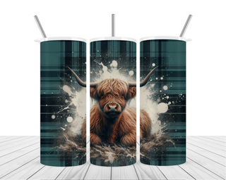 Platted Highland Cow 2.0 20oz Tumbler Wraps