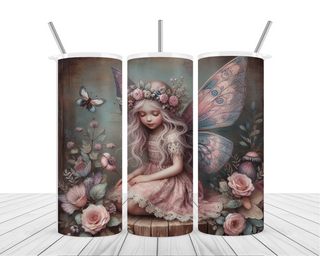 Sparkle Rustic Fairy 20oz Tumbler Wrap