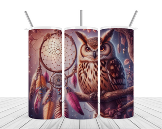 Owl Dream Catcher 20oz Tumbler Wrap