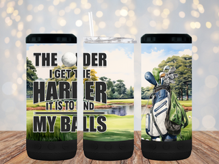 "Golf Lover" 16oz 4-in-1 Bluetooth Speaker Tumbler