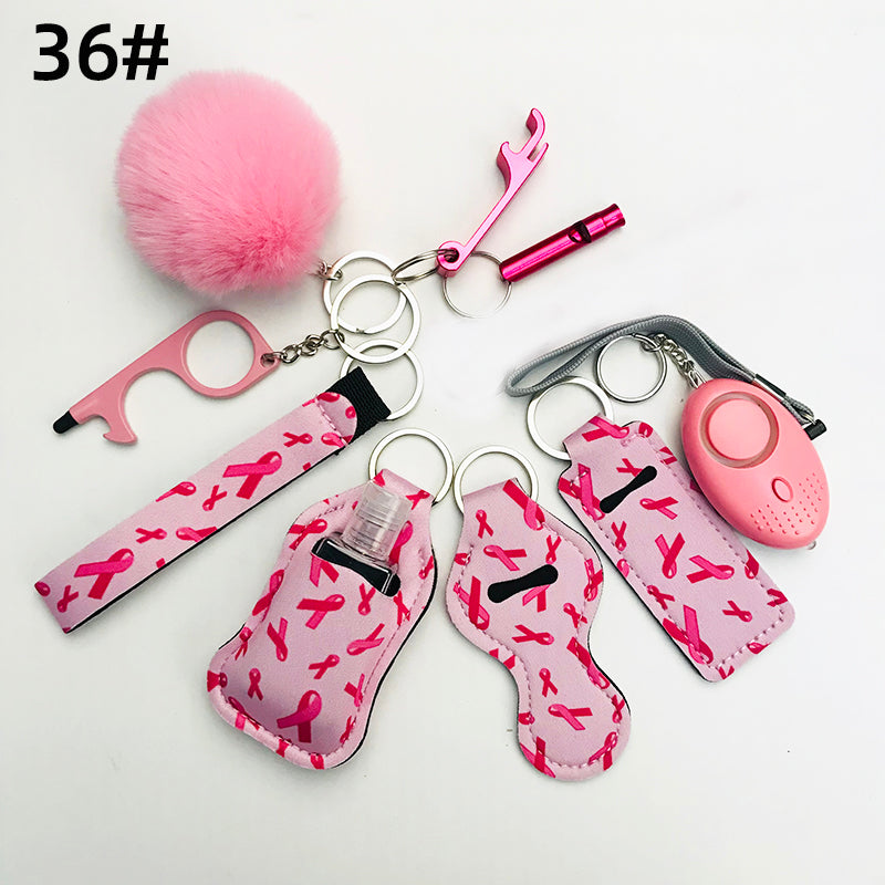 Self Defence Key Chain Set - Breast Cancer Awareness