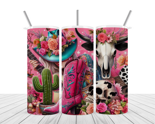 Sparkle Cowgirl Boots 20oz Tumbler Wrap