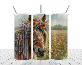 Boho Horse 20oz Tumbler Wrap