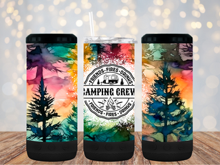 "Camping Crew" 16oz 4-in-1 Bluetooth Speaker Tumbler