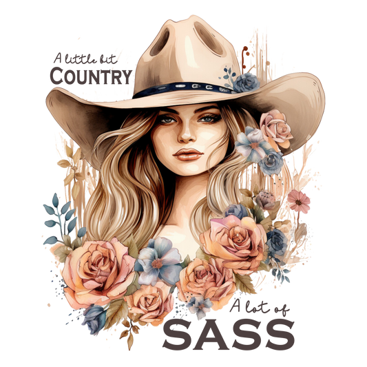 "A Little Bit Country Alot Of Sass" Transfer