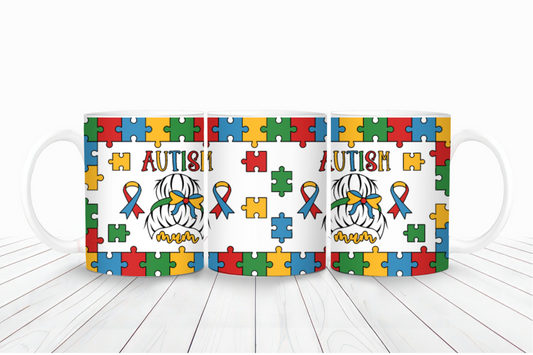 "Autism Awareness" Mug Wrap