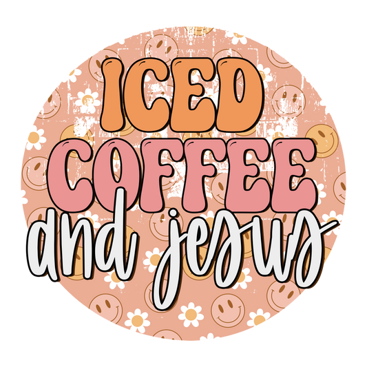 "Iced Coffee & Jesus" Transfer