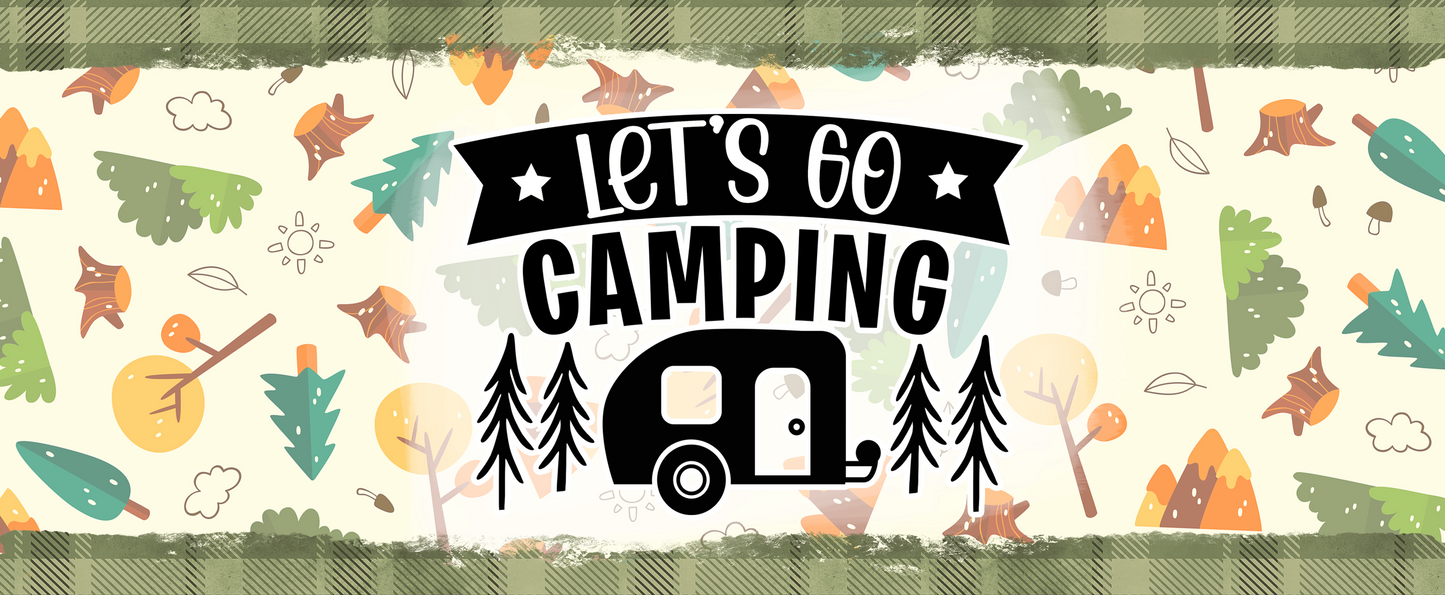 "Let's Go Camping" Mug Wrap