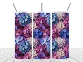 'Hydrangeas" Tumbler