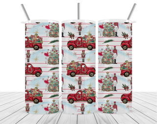 "Little Red Christmas Ute" Tumbler