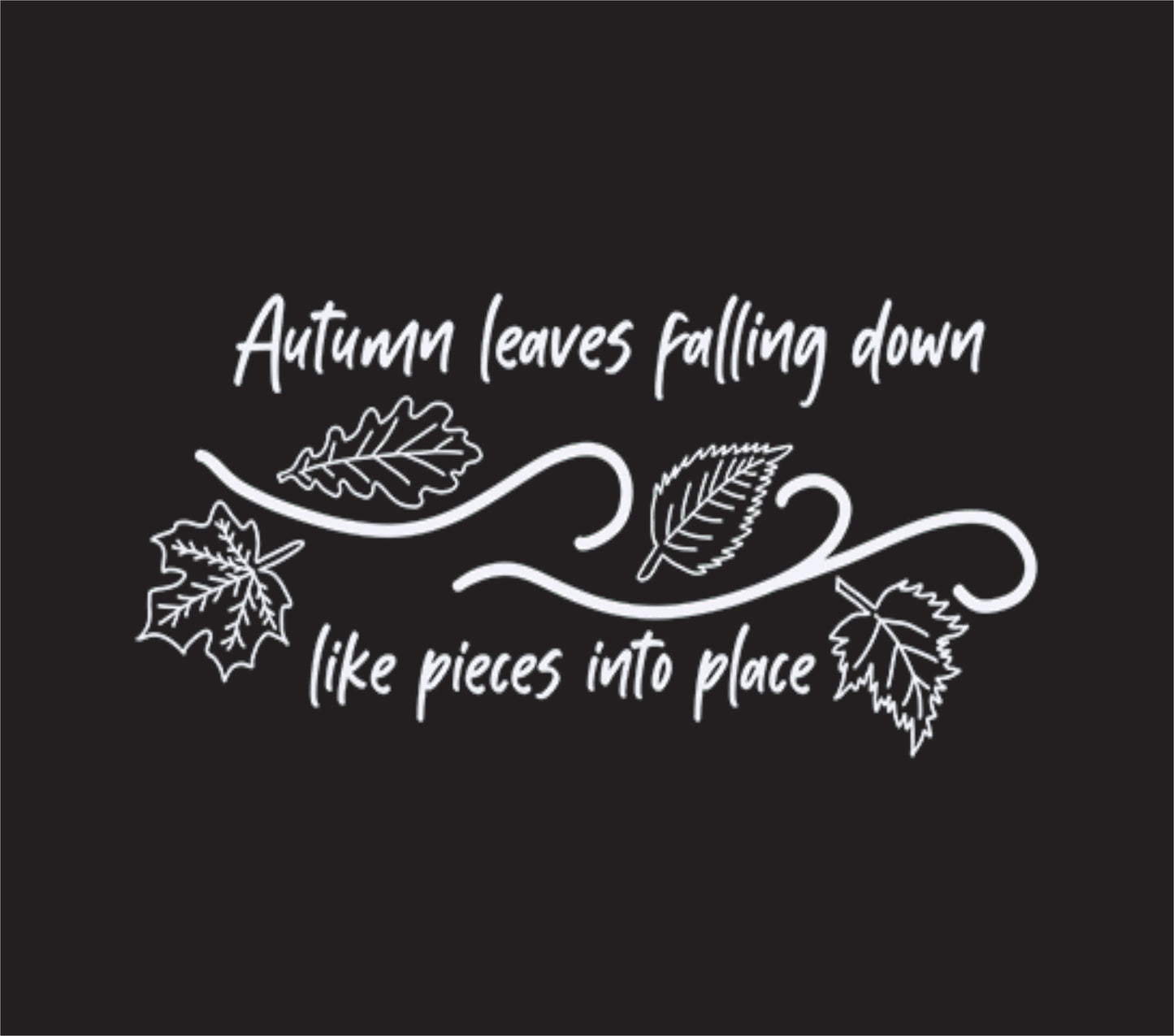 "Taylor Swift Autumn Leaves" Transfer