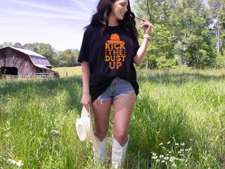 "Kick the Dust Up" Relaxed Maple T-Shirt