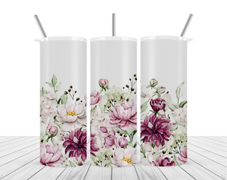 "Pretty Peonies" Tumbler