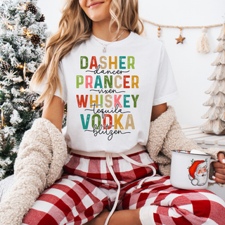 LUXYHUSTLE DASHER PRANCER WHISKEY VODKA - DTF