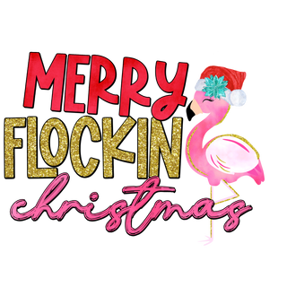 "Merry Flockin Christmas" Transfer