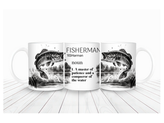 "Fishing Meaning" Mug Wrap