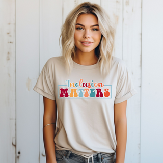 "Inclusion Matters" Relaxed Maple T-Shirt