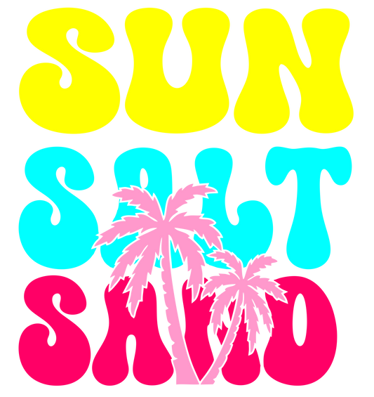 "Sun Salt Sand" Transfer