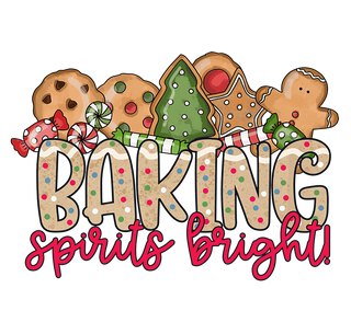 "Baking Spirits Bright" Transfer